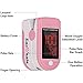 Zacurate Pink Series Fingertip Pulse Oximeter and Blood Oxygen Saturation Monitor (Peach Pink)