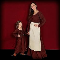 Mythrojan Medieval Ecru Apron: Ideal for Cooking