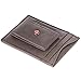 Alpine Swiss Men's Wallet Leather Money Clip Thin Slim Front Pocket Wallet, Gray