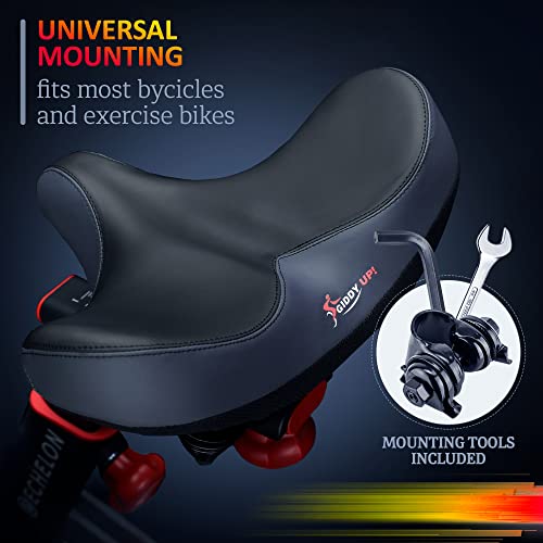 Giddy Up! Bike Seat Compatible with Peloton Exercise and Road Bicycle