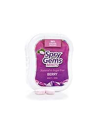 Gemas de menta y xilitol de Spry, menta verde natural, 40 unidades (paquete de 6)