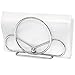 Venalini Stainless Steel Napkin Holder (Silver) - Perfect for Kitchen Tables & Dining Table