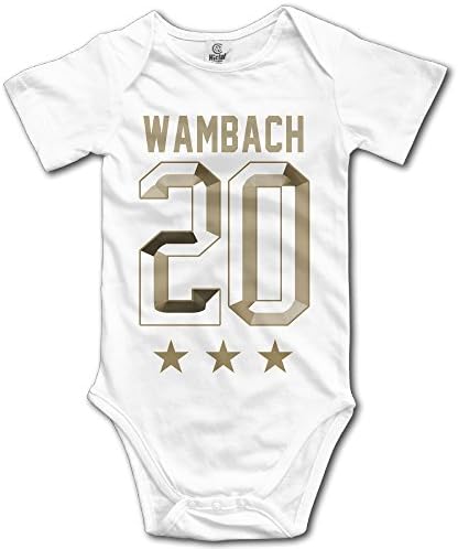 USWNT USA Abby Wambach Hero Replica Baby Girls White Romper Bodysuit