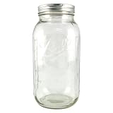 Ball Mason Jar-64 oz. Clear Glass Wide Mouth Ball Half Gallon (Pack of single)