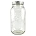Ball Mason Jar-64 oz. Clear Glass Wide Mouth Ball Half Gallon (Pack of single)