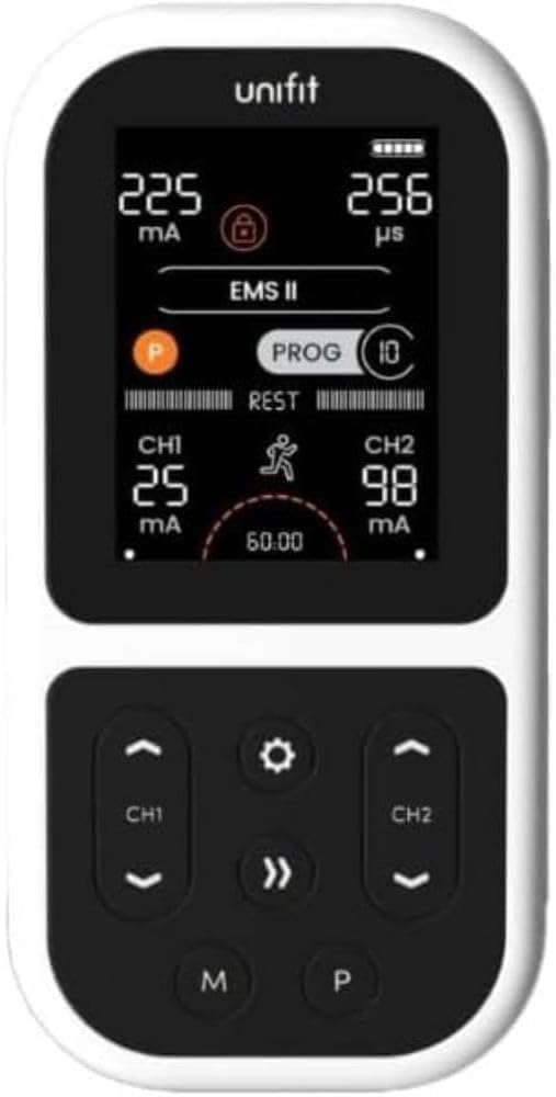 TensCare Unifit – TENS, EMS and Massage Modes | Provides Pain Relief, Muscle Rehabilitation, Muscle Relaxation and Sports Training. Muscle Specific Programmes for Efficent Muscle Workouts