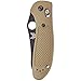 Benchmade Griptilian 550HG Knife, Sheepsfoot Blade, Plain Edge, Coated Finish, Sand Handle