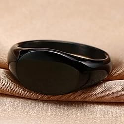 Stainless Steel Classical Simple Plain Oval Shape