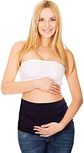 Maternity Fit, Bamboo Belly Band with Waist Extenders for All Stages of Pregnancy, 3-4 items