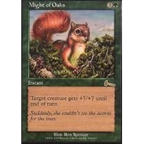 MTG foil 樫の力/Might of Oaks Might of Oaks · Ninth Edition (9ED) #255 · Scryfall Magic