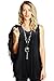Womens Plus Size Necklace Ladies Tunic Sleeveless V Neck Tops Plus Size UK 10-24