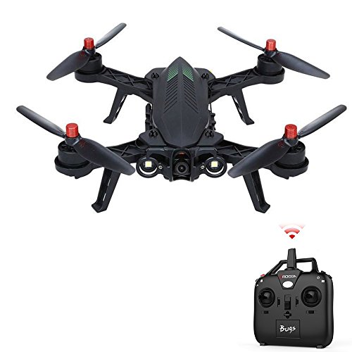 Rabing Foldable RC Drone FPV Wifi RC Quadcopter Altitude Hold Remote Control Drone with 0.3MP HD 720P Camera RC Helicopter(Black) (sliver)