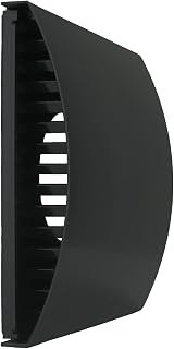 VENTS 100mm Black External Baffle Vent - Wind Sound Reducing for Extractor Fans view 4