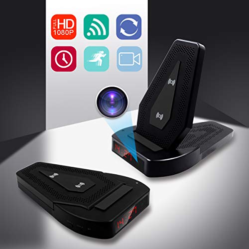 Spy Hidden Camera Wireless Charger ZXWDDP WiFi 1080p Camera Hidden Nanny Cam with Motion Detection/Height Adjustment/Loop Recording/Mobile Phone Remote Monitoring Support iOS/Android