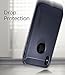 Spigen Rugged Armor Designed for iPhone Xs Case (2018) / Designed for iPhone X Case (2017) - Midnight Blue