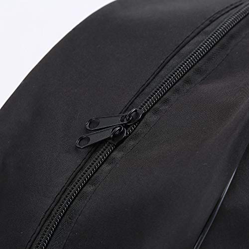 SNOWINSPRING-Yoga-Wheel-Bag-Nylon-Black-Mandala-Flower-36x14cm-Yoga-Circle-Bag-for-Yoga-Wheel-Large-Capacity