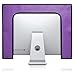 kwmobile Monitor Cover 27-29″ Monitor – Dust Cover PC Monitor Case Screen Display Protector – Pastel Purplethumb 2