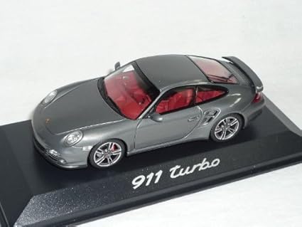 Minichamps Porsche 911 997 Turbo Coupe Grau 1 43 Modell Auto Modellauto Amazon De Spielzeug