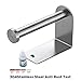 Toilet Paper Holder, Self Adhesive TocTen 304 Stainless Steel Rustproof Paper Roll Holder, No Drilling Easy to Install, The Bathroom Accessory Suitable for Office, Kitchen, Bathroom (Brushed, 5IN)