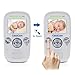 CasaCam BM100 Video Baby Monitor with Digital ClipCam, Two-Way Audio, Automatic Night Vision, Temperature Monitoring, Night Light and Lullabies