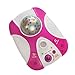 Karaoke Disco Light Adjustable Mic & Speaker Stand! Includes 12 pre-Loaded Popular Songs and Connects to iPods, Smartphones & MP3 Players (Pink)