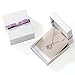 Love is The Beauty of Soul Sterling Silver Cubic Zirconia Love Heart Fashion Pendant Necklace for Women Girl Girlfriend(White)