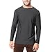 XrossFlex Land & Sea Long Sleeve T-shirt for Men- UPF 50 built into fabric-Black, Size XL