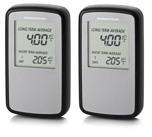 Airthings 226 Digital Electronic Radon Gas Monitor (Pack of 2)