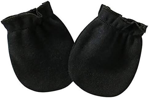 solid color baby mittens