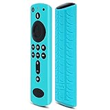 Wemelody Remote Case/Cover for Fire TV Stick 4K,Fire TV Remote Cover 4K Silicone Holder Compatible with All-New 2nd Gen Alexa Voice Remote Control, Lightweight Anti-Slip (Turquoise)