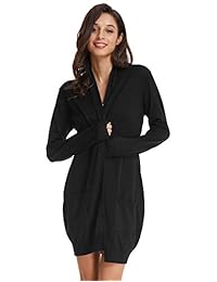 GRACE KARIN Essential Suéter de Cardigan de punto largo para mujer