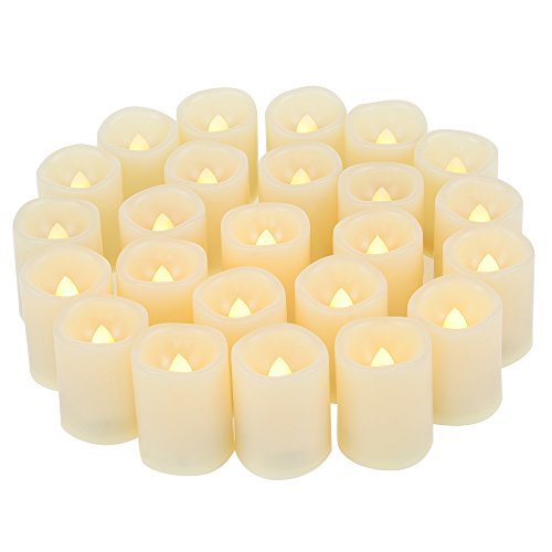 CANDLE CHOICE Battery Operated Flameless Votive Candles Realistic
