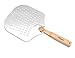 Artaste 32352 Aluminum Pizza Peel with Folding Handle, 12 x 14-inch Perforated Blade, 23.5 inch overall