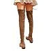 Kaitlyn Pan Lowland Grey Over The Knee Boots(KP-OKB-LL-GR-38)