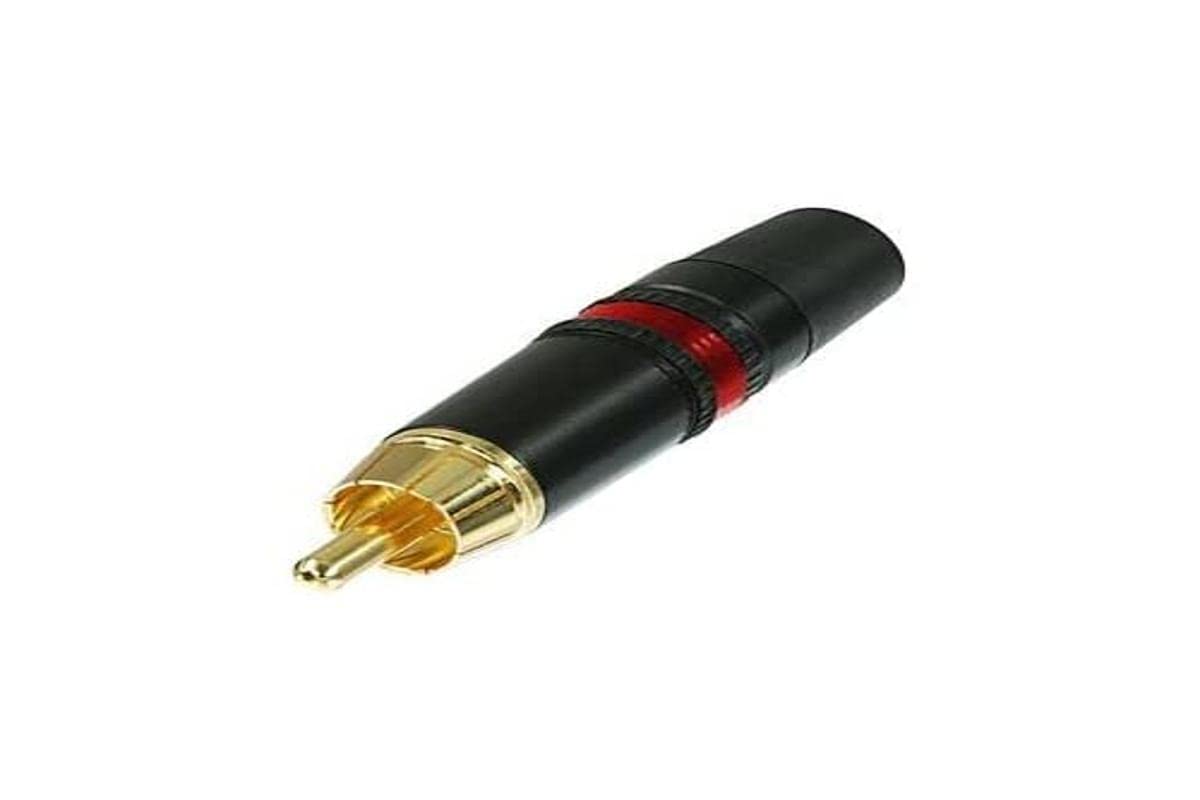 Neutrik Connector RCA Male Metal Black