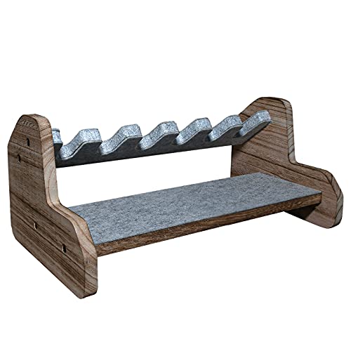 DINGDOON Pure Wood Made Pistol Rack, Handgun Rack for Gun