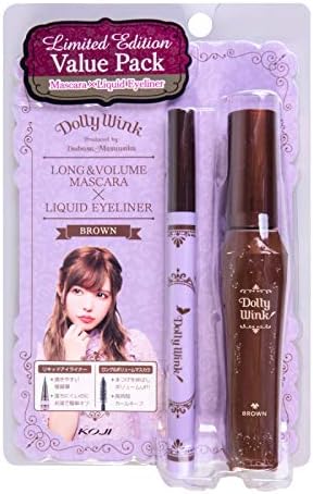 Limited Edition Value Pack Dolly Wink Long And Volume Mascara And Liquid Eyeliner (Brown)