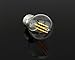 Bonlux 4-Pack A15 Style Bulb G45 Mini LED Globe Bulb with Filament LED Tungsten Bulb 4W 400lm Medium Screw Base Warm White 40W Halogen Replacement