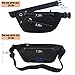 Black Fanny Pack Men Women Waist Bag Pack Quick Release Buckle Water Resistant (Black Fashion Fanny Pack)