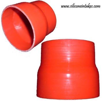 Silicone Reducer, 2.75" to 2.5" - Red