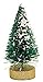48 Piece Package Miniature Frosted Forest Sisal Trees Stand on Tiny Wooden Bases. -1" High