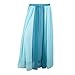 TopTie Full Circle Skirt Flowing Maxi Skirts Best Chiffon Skirt