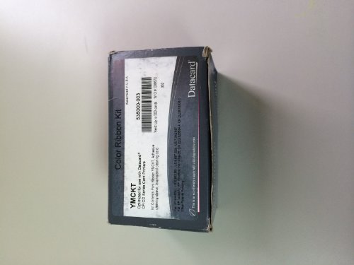 Datacard YMCKT full-color ribbon kit with inline topcoat,, 535000-003 (kit with inline topcoat, 500 images)