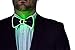 NEON NIGHTLIFE Light Up St Patricks Day Bow Tie, Irish Green Men's Glow in the Dark LED Tie