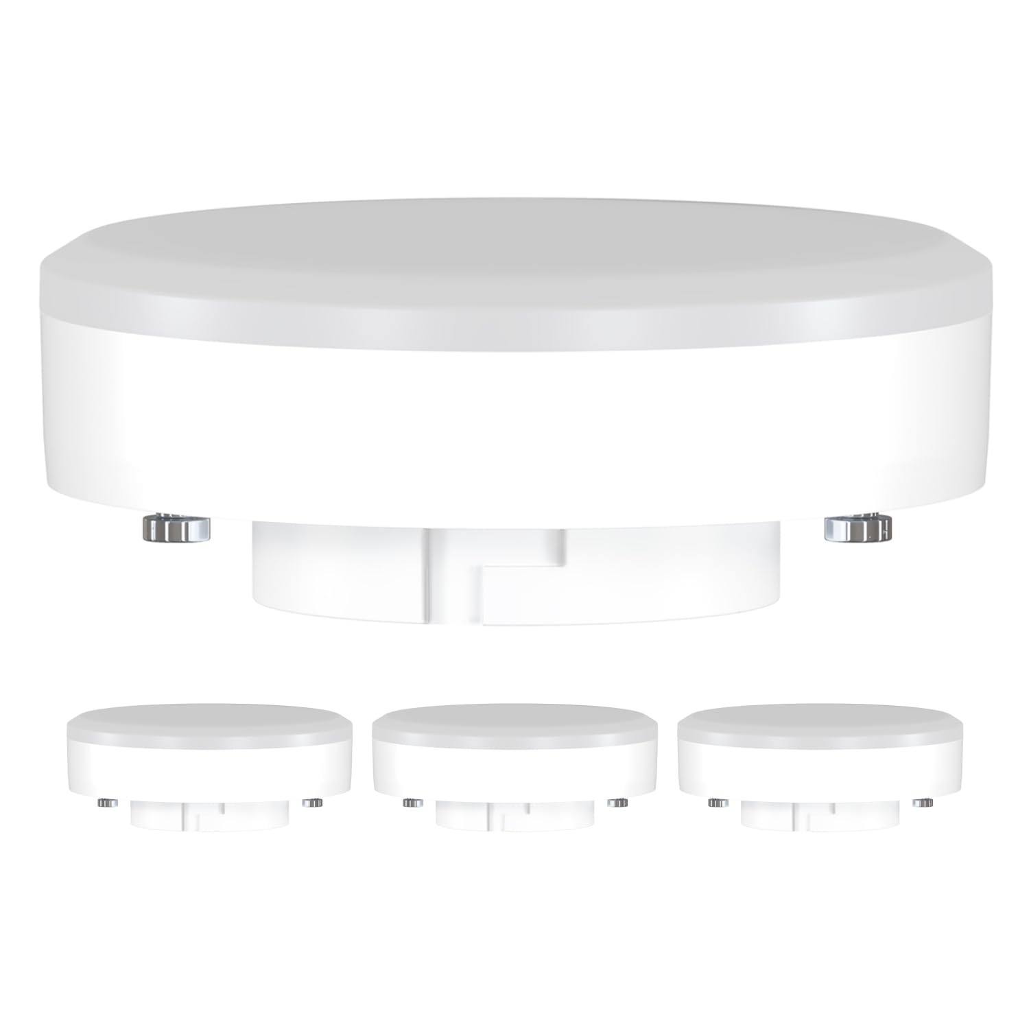 ledscom.de 4 Pieces GX53 LED Bulb, White (4100 K), 10.9 W, 1212lm, 115°, matt