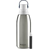 Brita Stainless Steel Water Filter Bottle, Stainless Steel, 32 Ounce, 1 Count