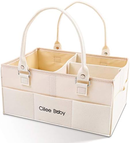 おむつストッカー オムツ収納 ベビー用品 収納バッグ 多機能 改良版 オムツ収納ケース おむつ収納バッグ 折りたたみ ベビー 収納ボック おもちゃ箱 赤ちゃん 車載旅行用収納バック 開店記念セール 蓋なし 三つ切仕切 出産準備 カゴ おもちゃ バスケット 出産祝い 小物入れ