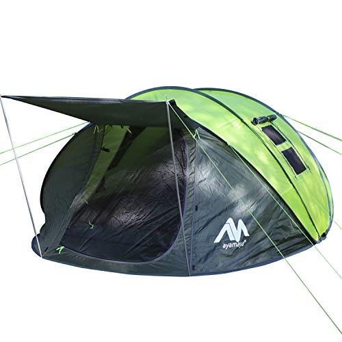 AYAMAYA Pop Up Tent 6 Person Easy Pop Up Tents for Camping with