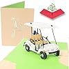 PopLife Golf Cart 3D Pop Up Father’s Day Card - Happy Anniversary, Retirement Gift, Valentine's Day card for Him… 41GyTWFw%2BzL