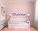 Personalized Custom Name Vinyl Wall Decal Sticker for Girls